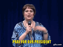 Pray President GIF - Pray President Francesca Romolo GIFs