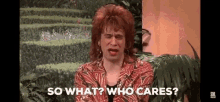 So What Who Cares Big Deal GIF - So What Who Cares Big Deal Joy Behar GIFs