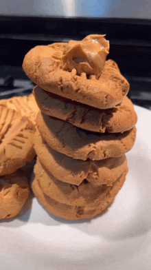 Peanut Butter Cookies Dessert GIF - Peanut Butter Cookies Cookies Dessert GIFs