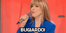Milly Carlucci Bugiardo GIF - Milly Carlucci Bugiardo Ballando Con Le Stelle GIFs