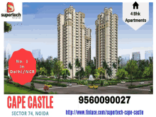 Supertech Cape Castle Residential Property In Noida GIF - Supertech Cape Castle Residential Property In Noida Supertech Cape Castle Sector74noida GIFs