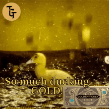 Ducking Gold Tgt Golden GIF - Ducking Gold Tgt Golden The Golden Ticket GIFs