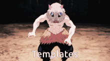 Demon Slayer Templates GIF - Demon Slayer Templates Mask GIFs