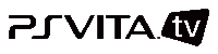 psvita tv logo on a white background