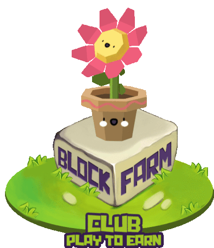 Play To Earn Bfc Sticker - Play To Earn Bfc Block Farm Club Stickers