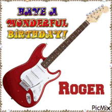 Roger Birthday GIF - Roger Birthday Guitar GIFs