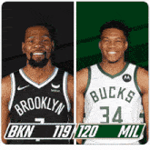 Brooklyn Nets (119) Vs. Milwaukee Bucks (120) Post Game GIF