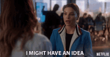 I Might Have An Idea Lauren German GIF - I Might Have An Idea Lauren German Chloe Decker GIFs