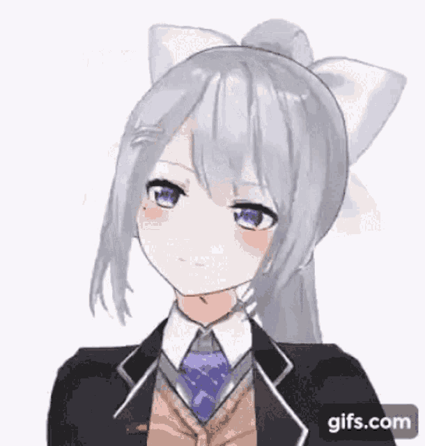 Anime Anime Girl GIF - Anime Anime Girl Looking Around - Discover & Share  GIFs