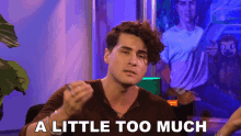 A Little Too Much Anthony Padilla GIF - A Little Too Much Anthony Padilla A Bit Too Much GIFs