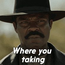 Where You Taking That Creature Bass Reeves GIF - Where You Taking That Creature Bass Reeves Lawmen Bass Reeves GIFs