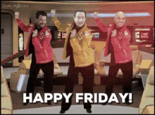 Happy Friday GIF - Star Trek Data Brent Spiner GIFs