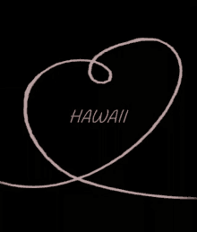 hawaii love heart