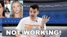 Not Working Benedict Townsend GIF - Not Working Benedict Townsend Youtuber News GIFs