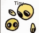 a bunch of tiny smiley faces on a white background