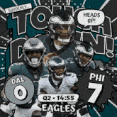 Philadelphia Eagles (7) Vs. Dallas Cowboys (0) Second Quarter GIF - Nfl National Football League Football League GIFs