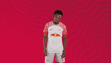 Finger-counting Loïs Openda GIF - Finger-counting Loïs Openda Rb Leipzig GIFs