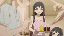akebi chan komichi embarrassed blushing anime