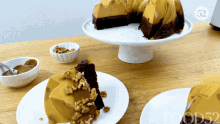 Dulce De Leche Chocoflan Cake Food52 GIF - Dulce De Leche Chocoflan Cake Food52 Baking GIFs