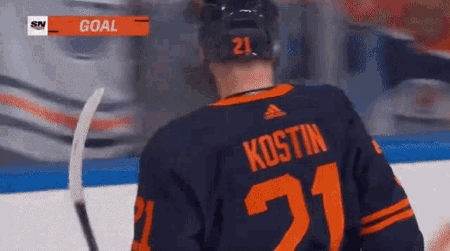 Edmonton Oilers Klim Kostin GIF - Edmonton Oilers Klim Kostin