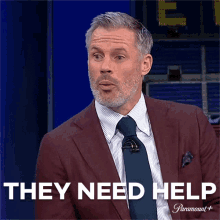 They Need Help Jamie Carragher GIF - They Need Help Jamie Carragher Champions League GIFs