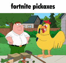 Family Guy Fortnite GIF - Family Guy Fortnite Pickaxes GIFs