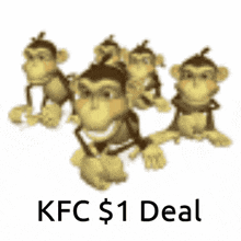 Monkey Kfc GIF - Monkey Kfc Kfc Chicken GIFs