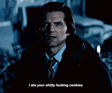 a man says i ate your shitty fucking cookies