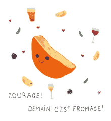 Courage ! Demain, C'Est Fromage ! GIF - Raclette Fromage GIFs