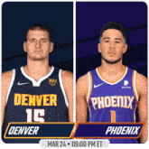 Denver Nuggets Vs. Phoenix Suns Pre Game GIF - Nba Basketball Nba 2021 GIFs