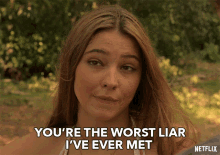 Youre The Worst Liar Ive Ever Met Madelyn Cline GIF - Youre The Worst Liar Ive Ever Met Madelyn Cline Sarah Cameron GIFs