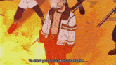 a cartoon of a man smoking a cigarette with the words to think you 're straw hat 's brother