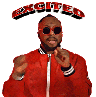 Music Black Eyed Peas Sticker - Music Black Eyed Peas Excited Stickers