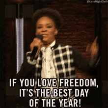 If You Love Freedom Its The Best Day Of The Year Amber Ruffin GIF