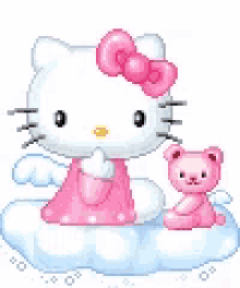 Hello Kitty Cloud GIF - Hello Kitty Cloud Flying GIFs