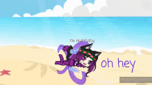 beach purple