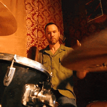 Playing Drums John Siorek GIF - Playing Drums John Siorek Knuckle Puck GIFs