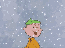 Linus Van Pelt GIF - Cold Snow Eating Snow GIFs
