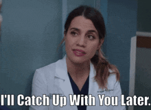 Greys Anatomy Monica Beltran GIF - Greys Anatomy Monica Beltran Ill Catch Up With You Later GIFs