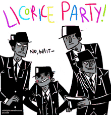 Licorice Party Humanized GIF - Licorice Party Humanized Midnight Crew GIFs