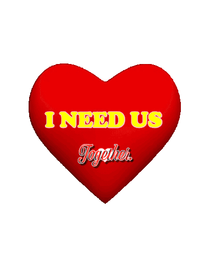 I Need You I Need Us Sticker - I Need You I Need Us I Love You Stickers