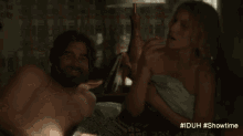 Smoking In Bed GIF - Iduh Showtime Im Dying Up Here GIFs