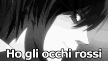 Occhi Rossi Anime Sguardo Occhi GIF - Red Eyes Anime Look GIFs
