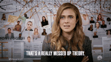 Thats A Really Messed Up Theory Michaela Stone GIF - Thats A Really Messed Up Theory Michaela Stone Melissa Roxburgh GIFs