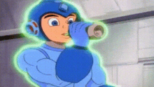 Drinking Energy Drink GIF - Drinking Energy Drink Mega Man GIFs