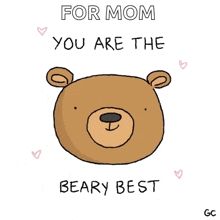 You Are The Beary Best Love GIF - You Are The Beary Best Beary Best Bear GIFs