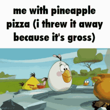 Pineapple Pizza Angry Birds Toons GIF - Pineapple Pizza Angry Birds Toons GIFs
