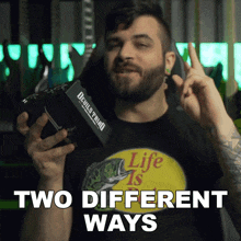 Two Different Ways Andrew Baena GIF - Two Different Ways Andrew Baena Couple Of Ways GIFs