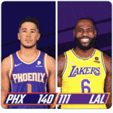 Phoenix Suns (140) Vs. Los Angeles Lakers (111) Post Game GIF - Nba Basketball Nba 2021 GIFs