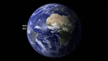 a picture of the earth with the words fuck you dislexhya written on it